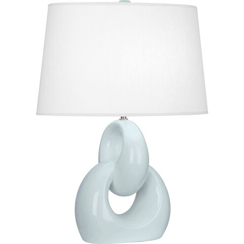 Fusion 27 inch 150.00 watt Baby Blue Table Lamp Portable Light
