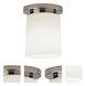 Rico Espinet Nina 1 Light 6 inch Polished Nickel Flushmount Ceiling Light
