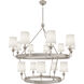 William 14 Light 48.75 inch Polished Nickel Chandelier Ceiling Light