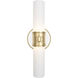 Chase Wallchiere Wall Light in Antique Brass