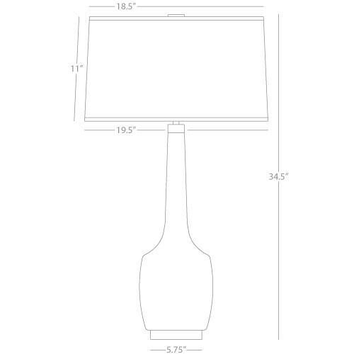 Delilah 34.31 inch 150 watt Pumpkin Table Lamp Portable Light
