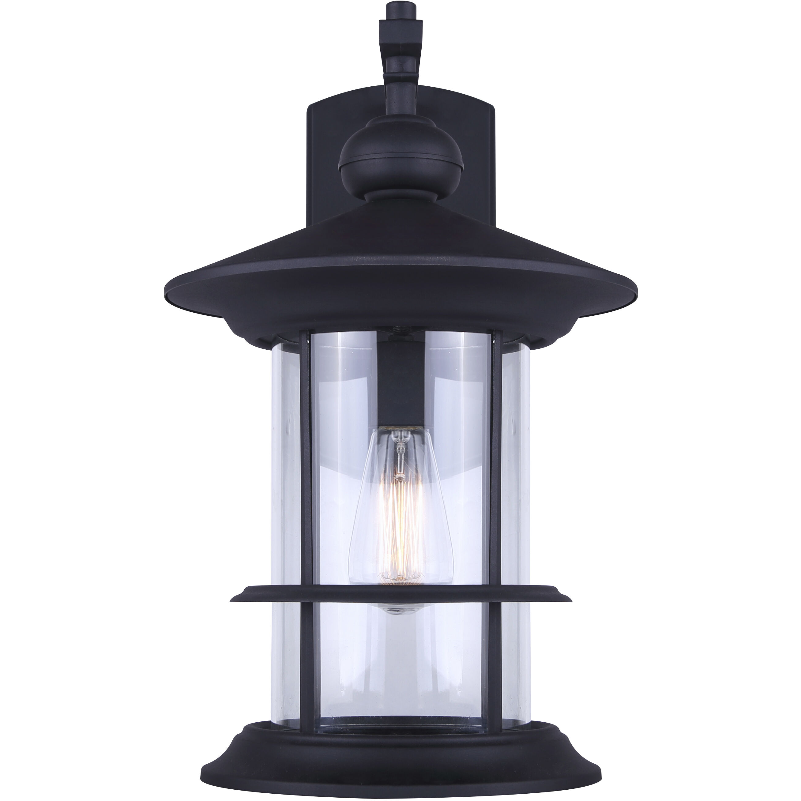 Madison 1 Light 19 inch Black Outdoor Downlight