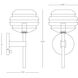 Horizon 1 Light 6.75 inch Smoke Gray Wall Sconce Wall Light