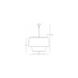 Decker 3 Light 24 inch Polished Nickel Pendant Ceiling Light in Ascot White