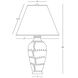 Foundry 29 inch 150 watt Antique Rust Table Lamp Portable Light in Brussels Linen Natural