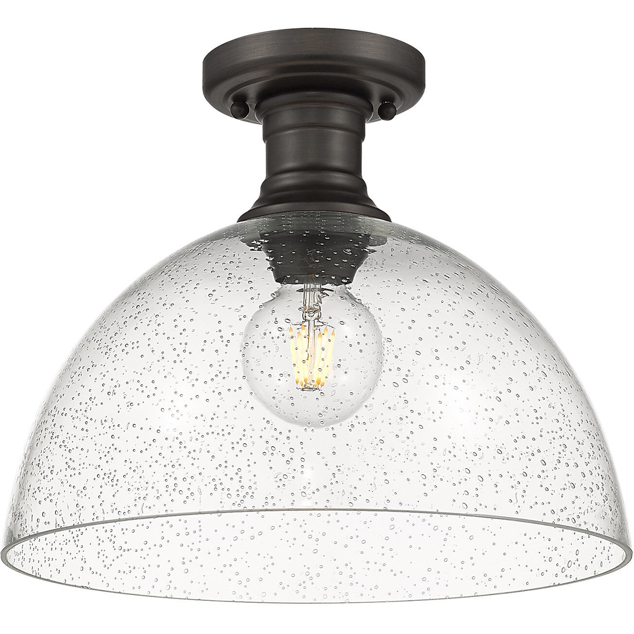 Yep Hines 1 Light 13.50 inch Semi-Flush Mount