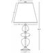 Williamsburg Orlando 30.75 inch 150 watt Clear Crystal / Polished Nickel Table Lamp Portable Light in Oyster Linen