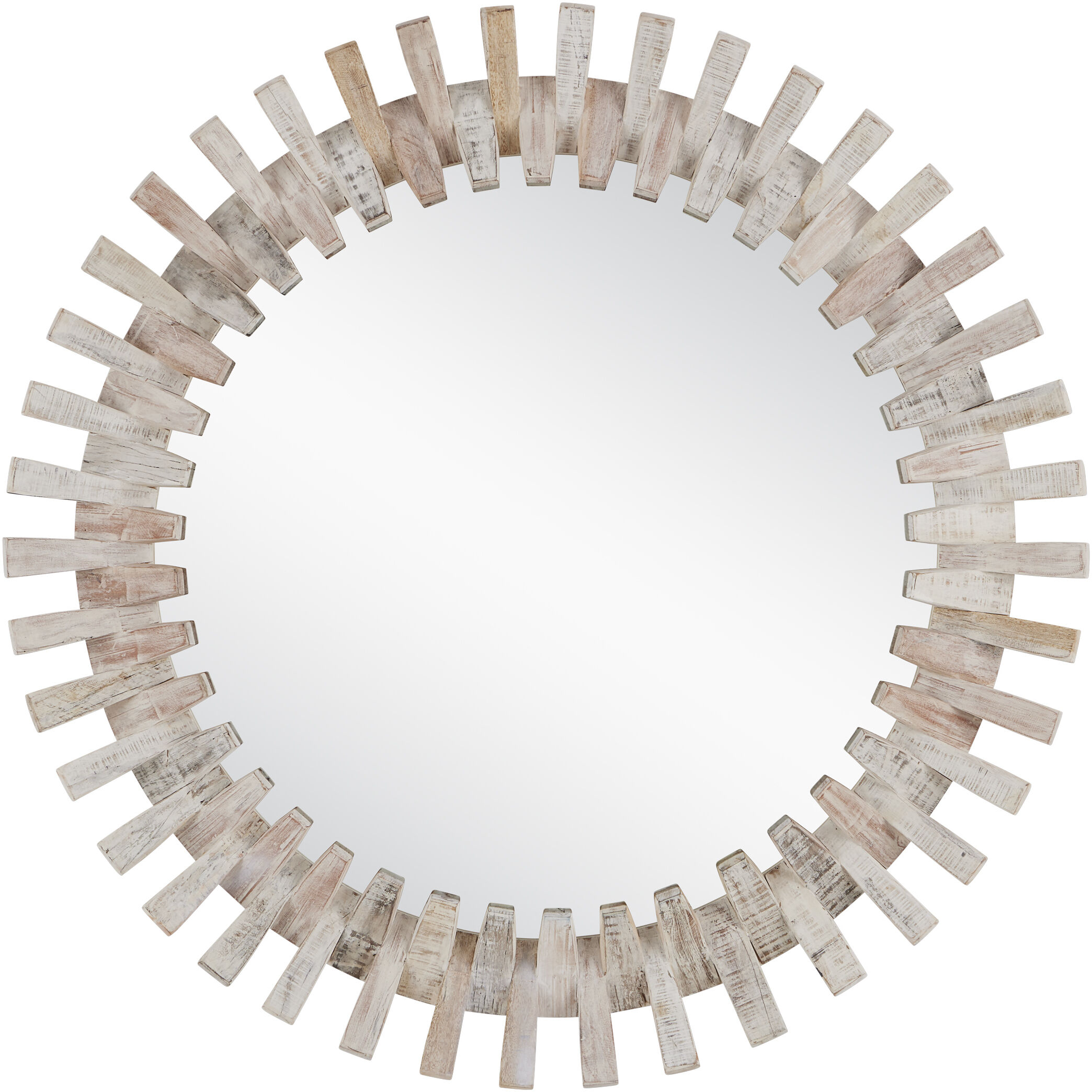 Diza 48 inch Whitewash and Mirror Mirror