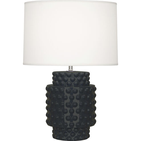Dolly 21.38 inch 150.00 watt Obsidian Glazed Textured Ceramic Accent Lamp Portable Light in Fondine