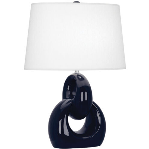 Fusion 27 inch 150.00 watt Midnight Blue Table Lamp Portable Light