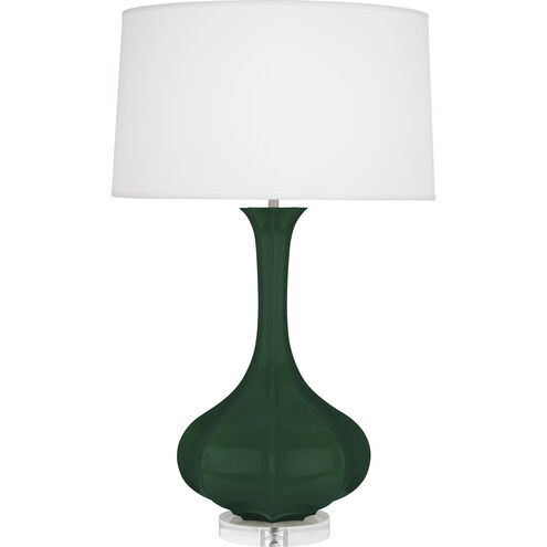 Pike 32.75 inch 150.00 watt Jungle Glaze with Lucite Table Lamp Portable Light