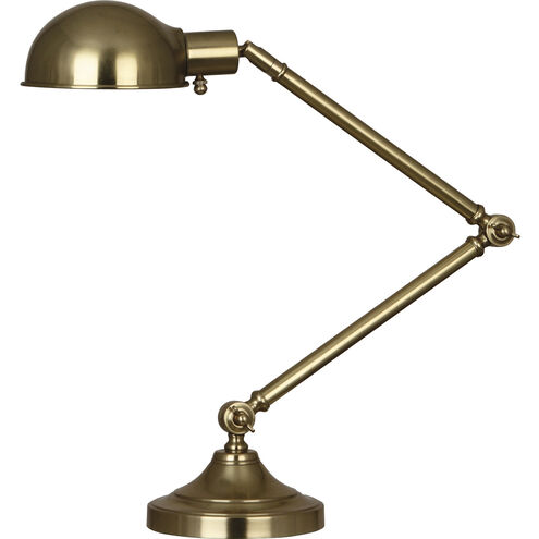 Kinetic 8 inch 60 watt Natural Brass Table Lamp Portable Light