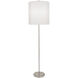 Kate 66.25 inch 150.00 watt Polished Nickel Floor Lamp Portable Light in Ascot White