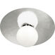 Dal LED 13 inch Polished Nickel Flushmount Ceiling Light
