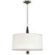 Cosmos 3 Light 22 inch Deep Patina Bronze With Antique Silver Pendant Ceiling Light
