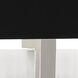 Lincoln 2 Light 12 inch Polished Nickel ADA Wall Sconce Wall Light in Black With Matte Silver