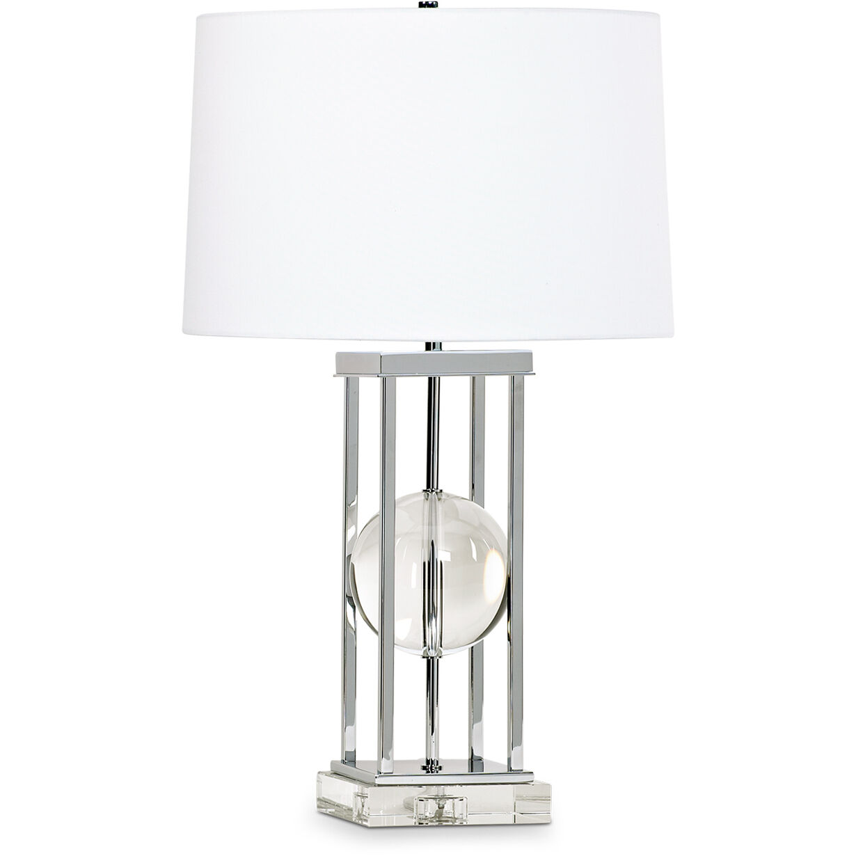 Locust 28.25 inch 150.00 watt Chrome Table Lamp Portable Light