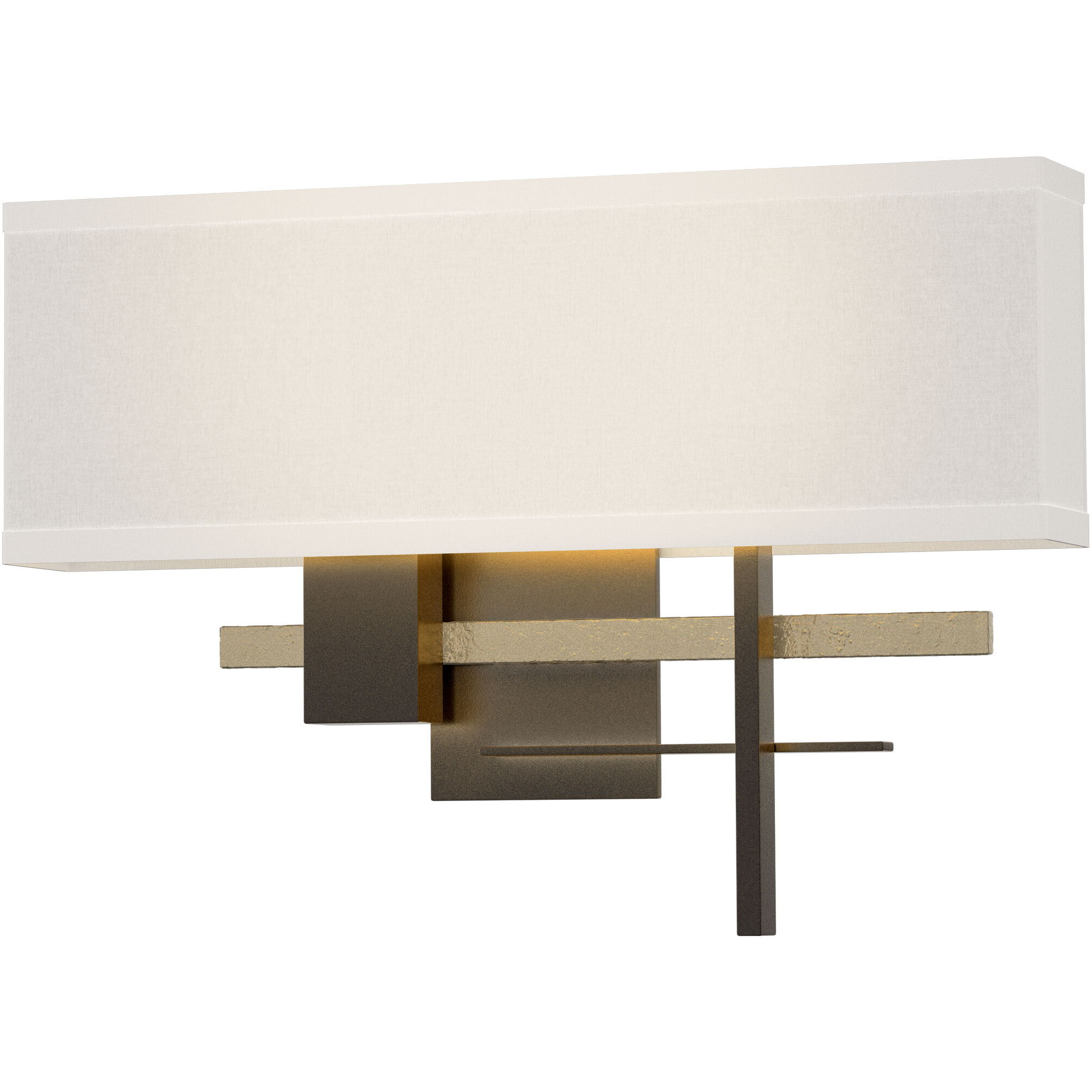 Cosmo 2 Light 16.5 inch Oil Rubbed Bronze and Soft Gold ADA Sconce Wall Light - Open Box