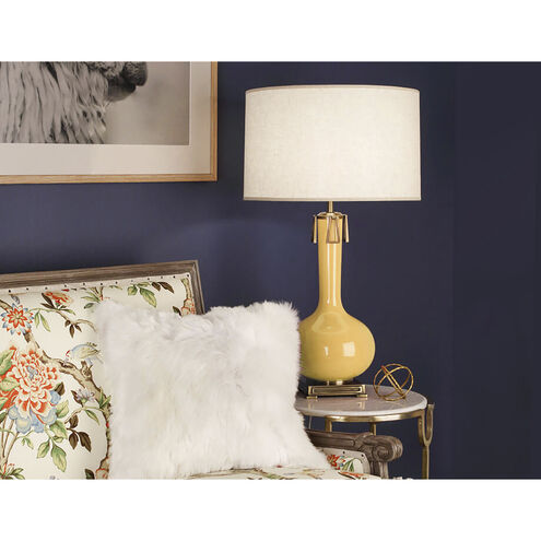 Athena 31.63 inch 150.00 watt Sunset Yellow Table Lamp Portable Light