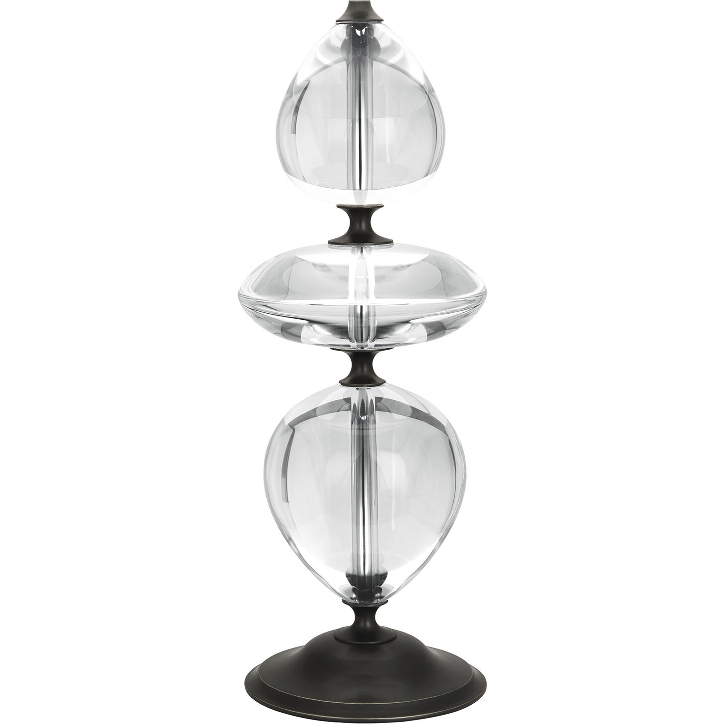 Williamsburg Orlando 31 inch 150.00 watt Deep Patina Bronze / Clear Crystal Table Lamp Portable Light