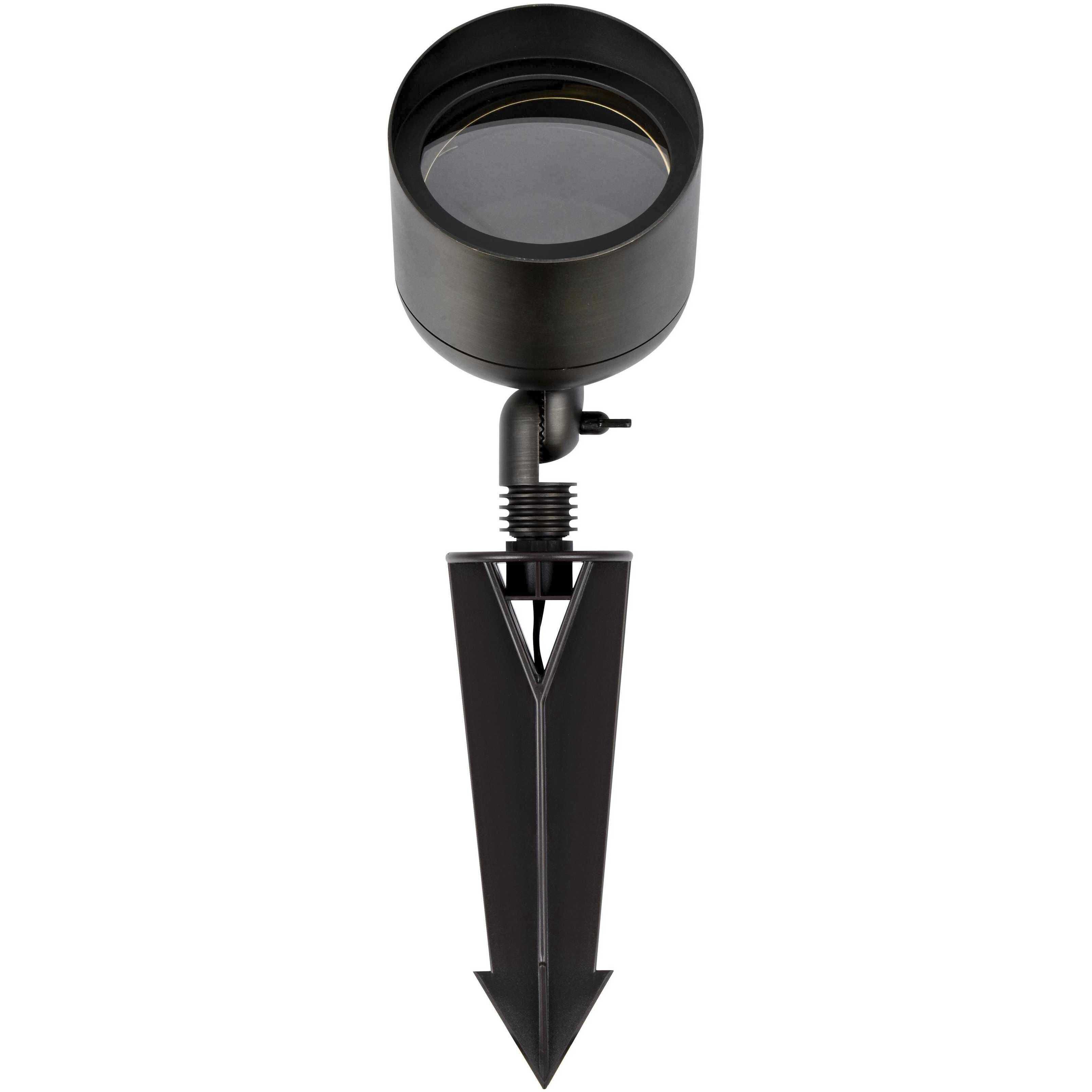 Aera 12 50 watt Dark Bronze Outdoor Landscape Spot Light