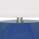 Small Franklin 16.38 inch 60 watt Cobalt Glaze Accent Lamp Portable Light