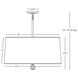 Williamsburg Custis 3 Light 15 inch Modern Brass Pendant Ceiling Light in Blacksmith Black With Richmond Red