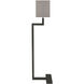 Doughnut 53.25 inch 100.00 watt Deep Patina Bronze Floor Lamp Portable Light in Smoke Gray