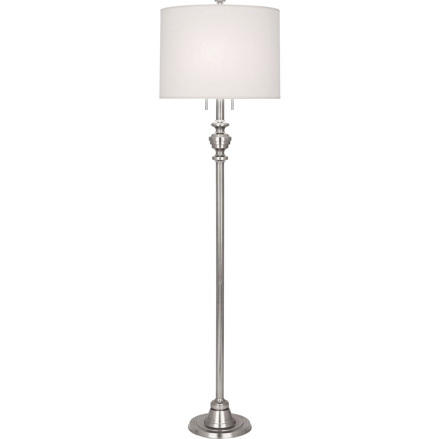 Arthur 65 inch 100.00 watt Polished Nickel Floor Lamp Portable Light