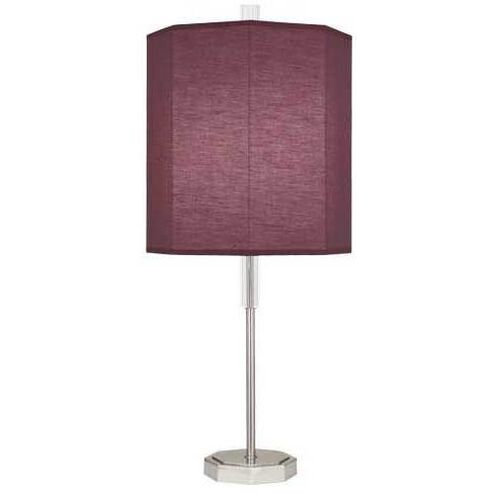 Kate 32.5 inch 150.00 watt Polished Nickel Table Lamp Portable Light in Vintage Wine