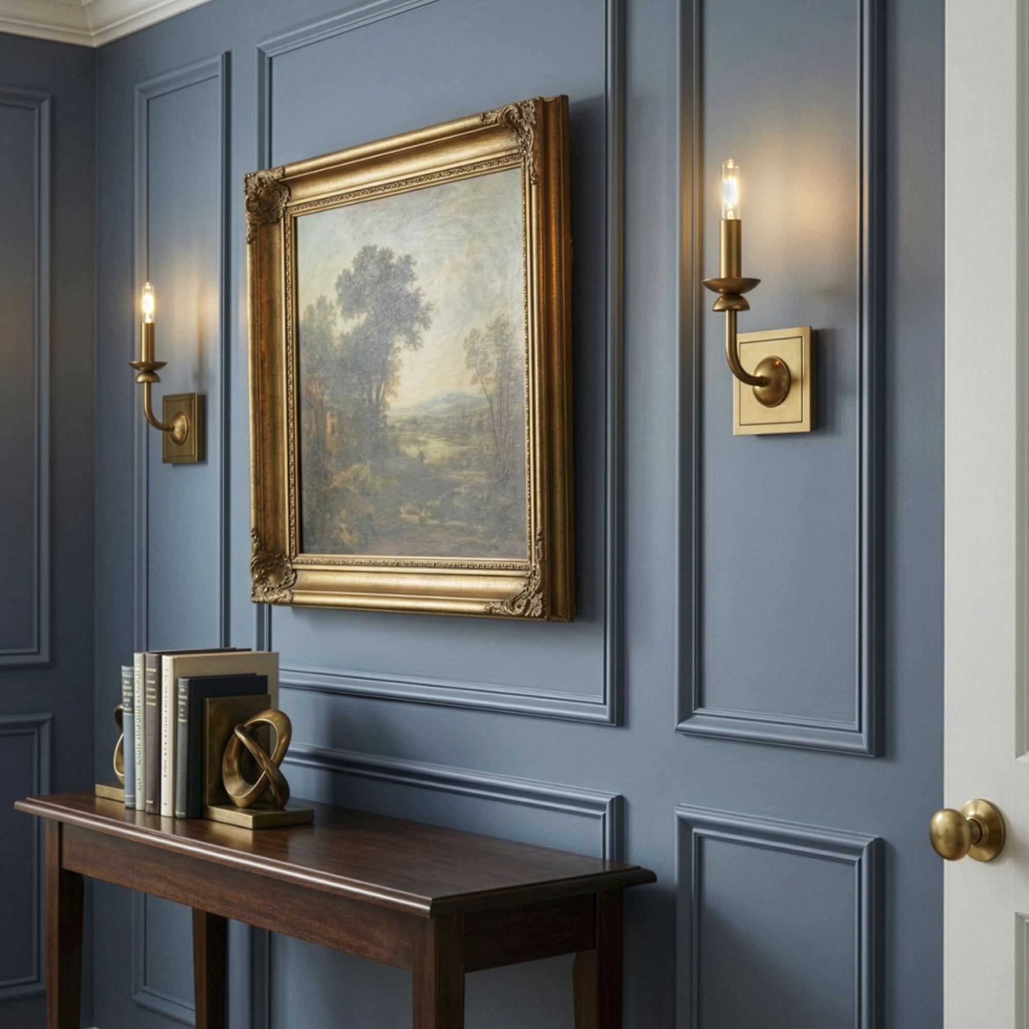 William 1 Light 5.25 inch Lacquered Burnished Brass Wall Sconce Wall Light