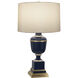 Annika 24 inch 60.00 watt Cobalt Accent Lamp Portable Light in Cloud Cream Silk