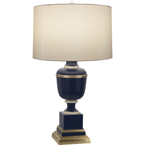 Annika 24 inch 60.00 watt Cobalt Accent Lamp Portable Light in Cloud Cream Silk