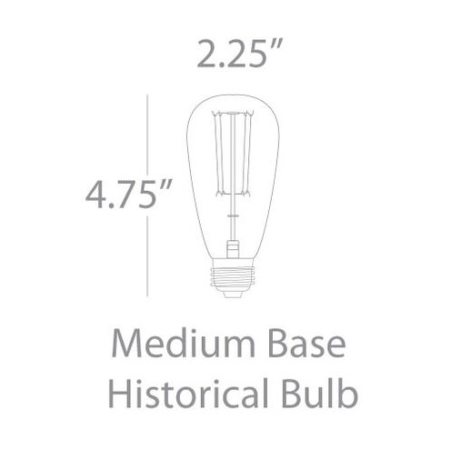 Historical A 40 watt 120V Bulb