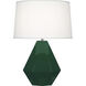 Delta 22.5 inch 150.00 watt Jungle Glaze with Polished Nickel Table Lamp Portable Light