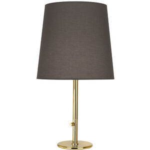 Rico Espinet Buster 35.25 inch 200.00 watt Polished Brass Table Lamp Portable Light in Smoke Gray