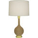 Hatteras 30 inch 150.00 watt Natural Rope with Modern Brass Table Lamp Portable Light in Fondine