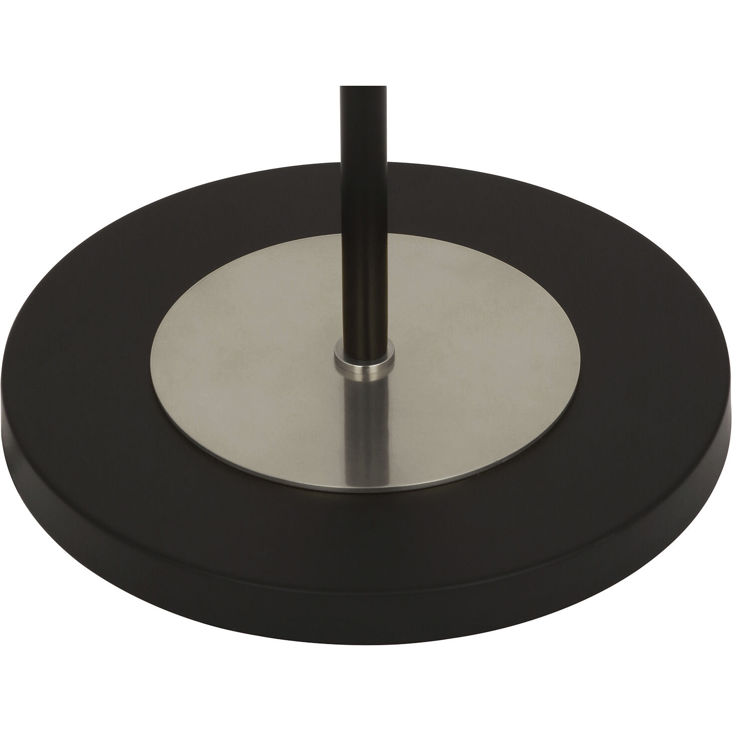 Ferdinand 61 inch 60 watt Matte Black Painted / Polished Nickel Floor Lamp Portable Light