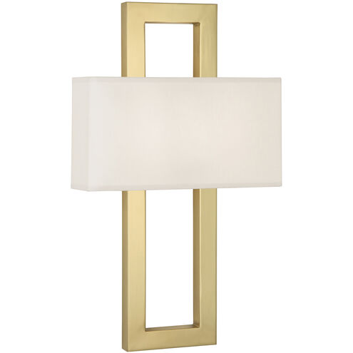 Doughnut 2 Light 15 inch Antique Brass Wall Sconce Wall Light in Snowflake