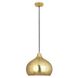 Dal 1 Light 14 inch Modern Brass Pendant Ceiling Light