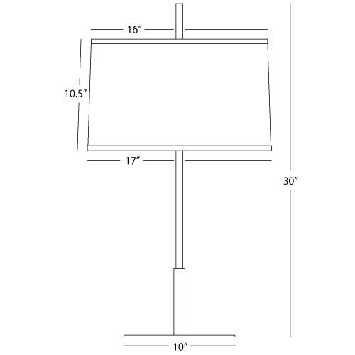 Echo 30 inch 150 watt Deep Patina Bronze Table Lamp Portable Light