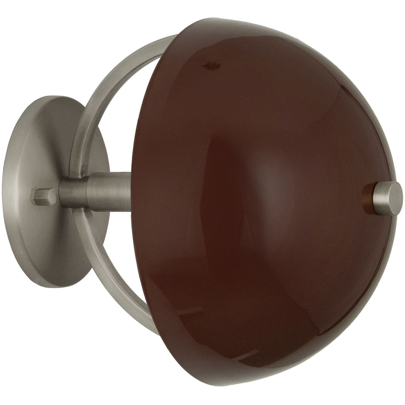 Mavisten Edition Copernica Wallchiere Wall Light in Polished Nickel, Pewter, Oxblood