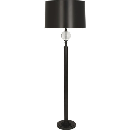 Celine 63 inch 150.00 watt Deep Patina Bronze with Crystal Floor Lamp Portable Light