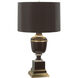 Annika 24 inch 60.00 watt Chocolate Accent Lamp Portable Light in Chocolate With Matte Gold