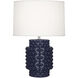 Small Dolly 21.38 inch 150 watt Midnight Blue Accent Lamp Portable Light in Fondine