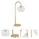Horizon 27.75 inch 60 watt Clear Glass Table Lamp Portable Light