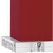 Small Harvey 19.13 inch 60 watt Ruby Red Accent Lamp Portable Light