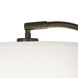Charlee 25 inch 100 watt Dark Bronze Table Lamp Portable Light in Ascot White