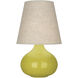 June 23.5 inch 150.00 watt Citron Accent Lamp Portable Light in Buff Linen
