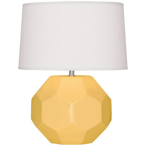 Franklin 23.5 inch 150.00 watt Sunset Yellow Table Lamp Portable Light